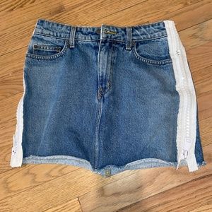 Carmar jean skirt